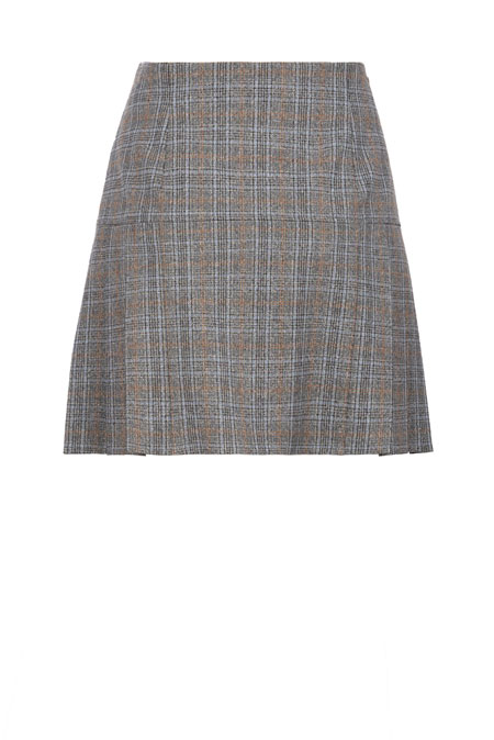 Mini karirana suknja sa ukrasnim džepovima Tiffany Production