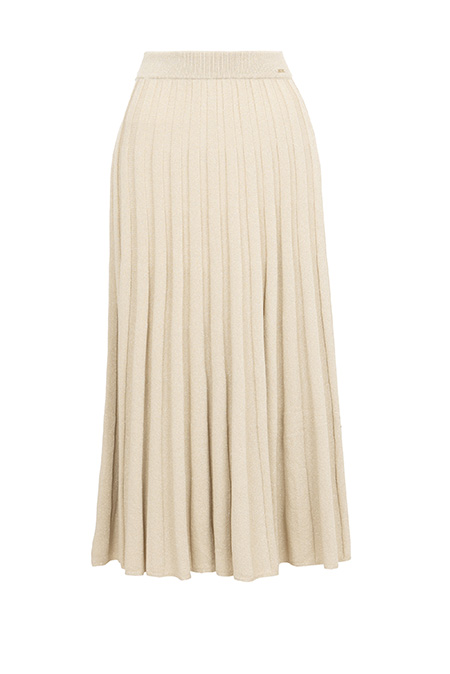 Tiffany Production Plisirana midi suknja od svetlucavog materijala