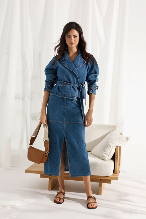 Tiffany Production Teksas midi suknja