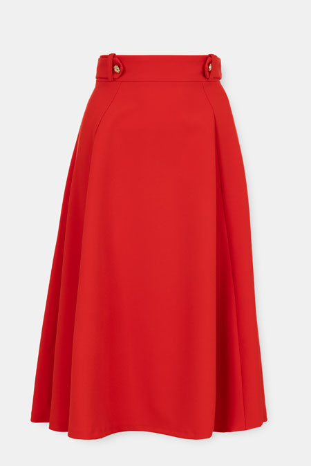 Suknja sa detaljima u struku Tiffany Production