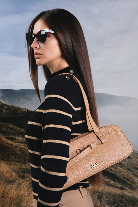 Tiffany Production Ženska torba sa dugim ručkama i rajsferšlus kopčanjem