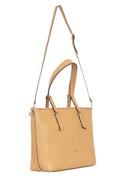 Velika ženska kožna torba sa ručkama i kaišem Tiffany Production