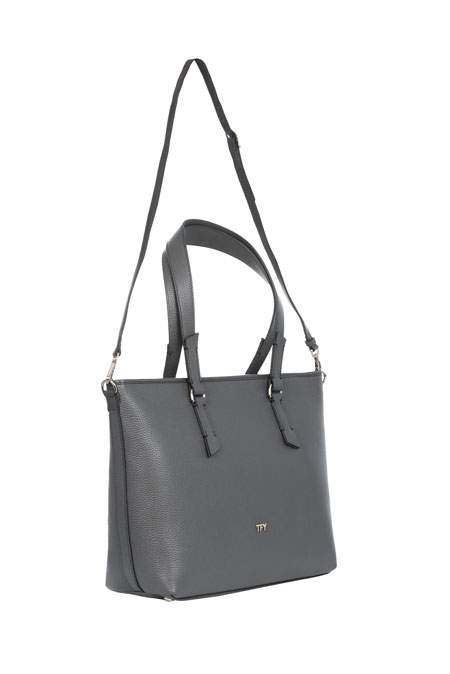 Velika ženska kožna torba sa ručkama i kaišem Tiffany Production