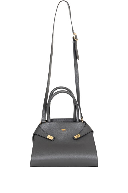 Ženska kožna torba sa ukrasnim kopčanjem Tiffany Production