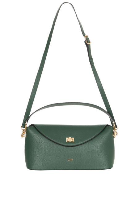 Tiffany Production Mala kožna torba na preklop sa dva kaiša