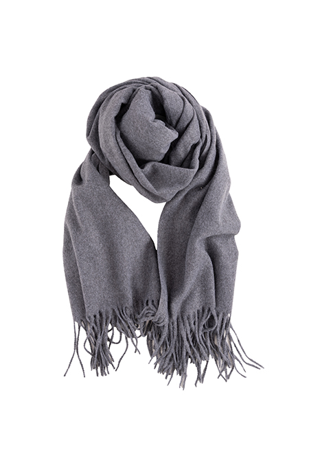 Tiffany Production Jednobojna ženska ešarpa sa resama