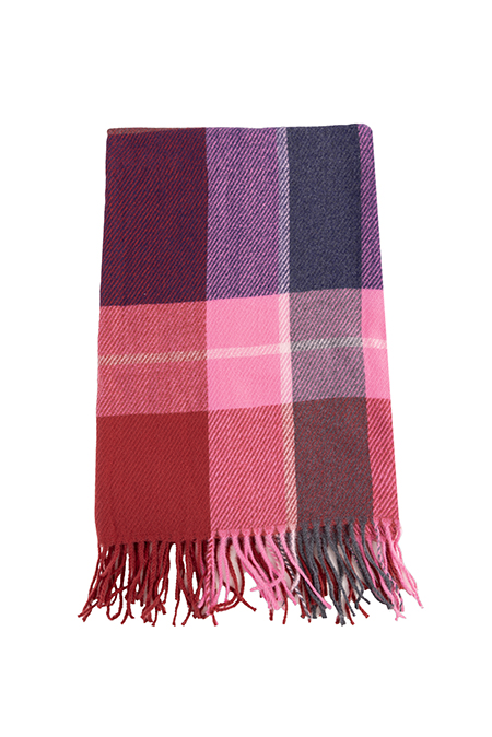 Karirana ešarpa sa resama Tiffany Production