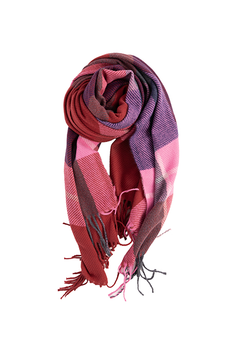 Tiffany Production Karirana ešarpa sa resama