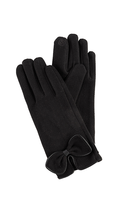 Tiffany Production Ženske zimske rukavice sa ukrasnom mašnom