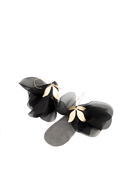 Elegantne viseće minđuše sa cvetnim detaljem Tiffany Production