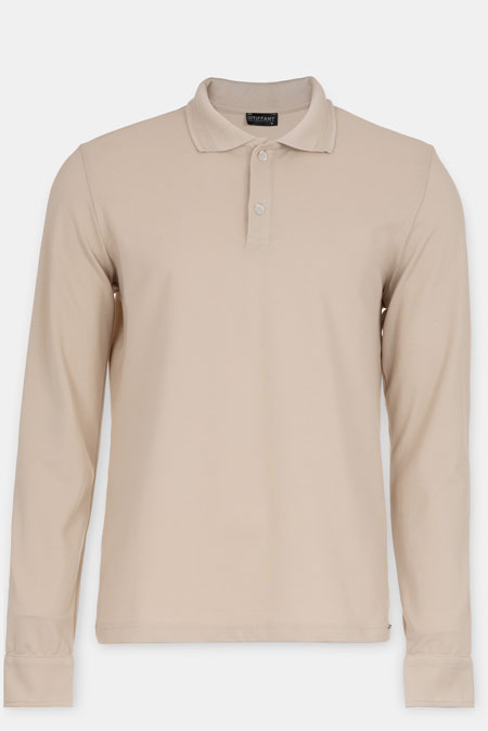 Tiffany Production Pamučna polo majica dugih rukava