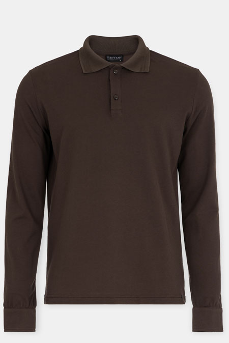 Pamučna polo majica dugih rukava Tiffany Production