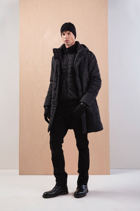 Muške pantalone dubokog struka sa bočnim džepovima Tiffany Production