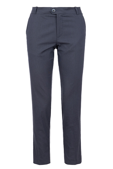 Muške slim fit pantalone sa rajsferšlusom i dugmetom Tiffany Production