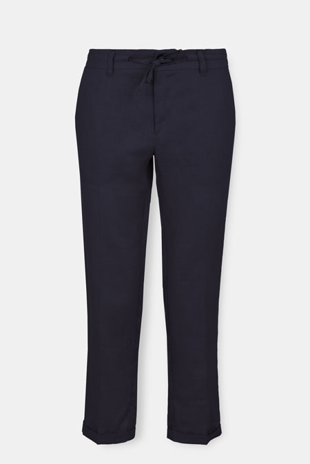 Lanene muške pantalone sa učkurom Tiffany Production