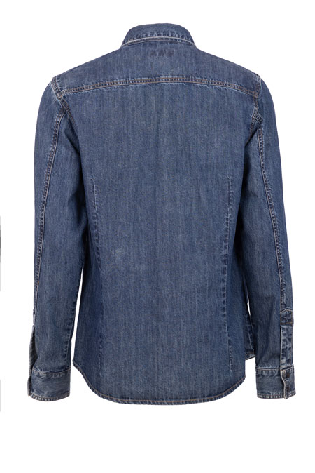 Muška teksas košulja od pamuka sa dugim rukavima Tiffany Production