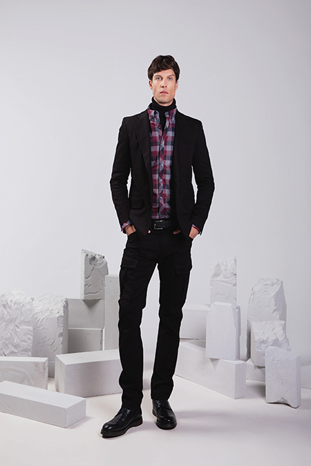 Tiffany Production Muška karirana košulja dugih rukava