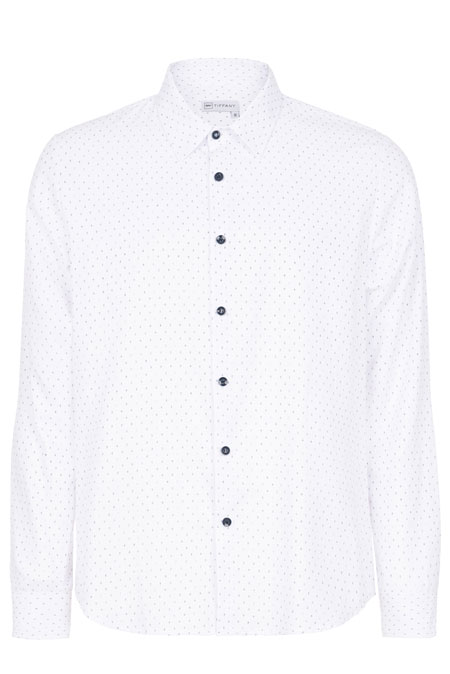 Muška košulja dugih rukava sa kontrastnim dugmićima Tiffany Production