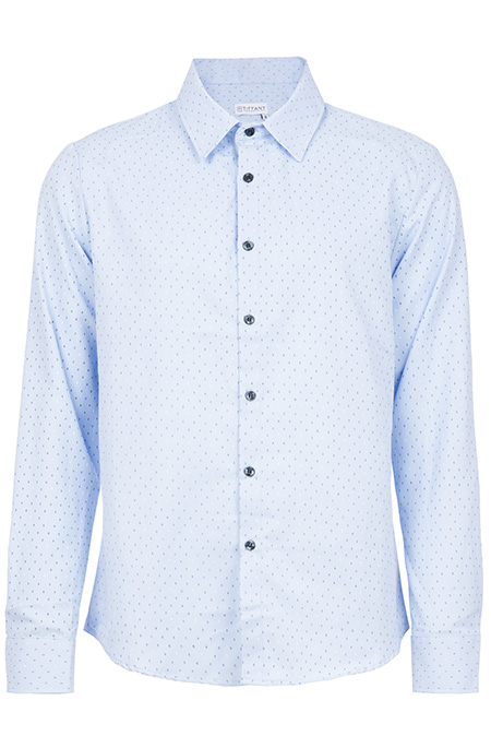 Muška košulja dugih rukava sa kontrastnim dugmićima Tiffany Production