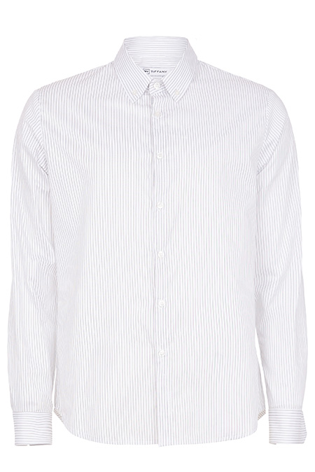 Muška košulja dugih rukava sa sitnim prugama Tiffany Production