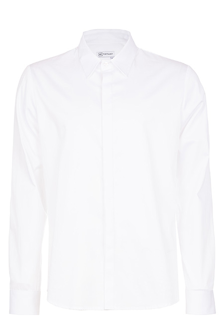 Tiffany Production Muška košulja sa sitnim prugama i dugim rukavima