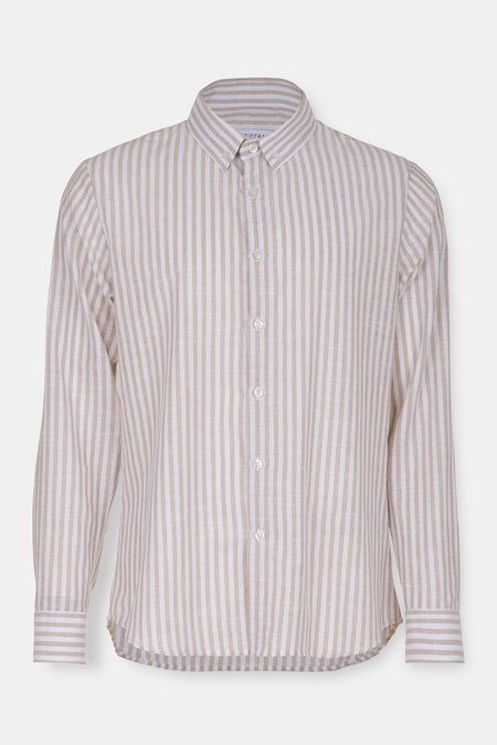 Pamučna košulja sa prugama u svetlim tonovima Tiffany Production