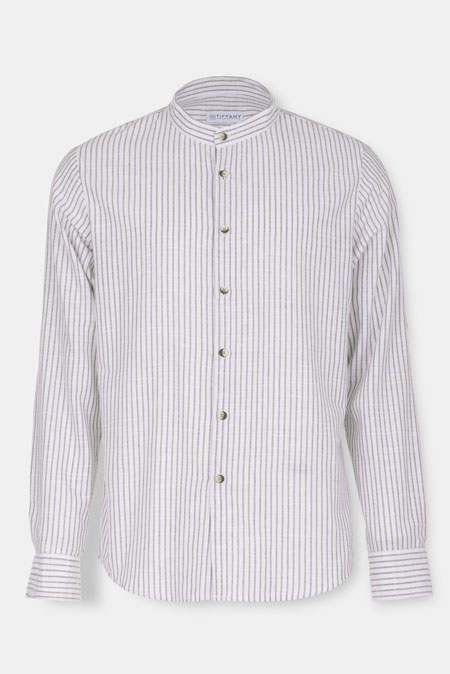 Tiffany Production Košulja sa ruskom kragnom i prugama