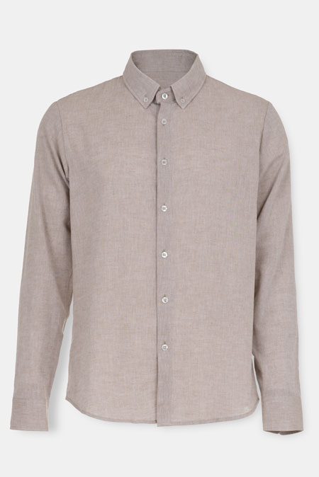 Lagana košulja od pamuka i lana Tiffany Production