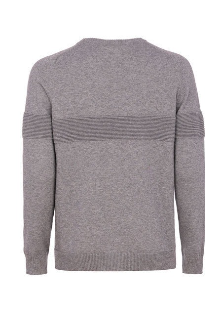 Muški džemper dugih rukava sa rebrastim detaljem Tiffany Production