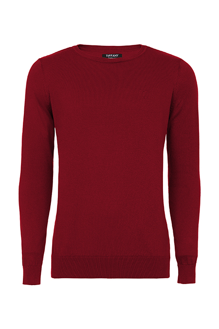 Muški bazni džemper dugih rukava sa okruglim izrezom Tiffany Production