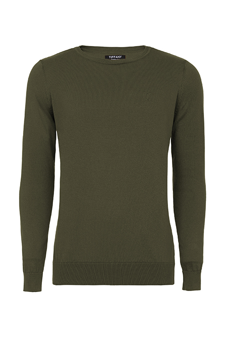 Muški bazni džemper dugih rukava sa okruglim izrezom Tiffany Production