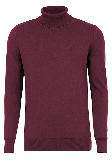 Bazna muška rolka dugih rukava sa rebrastom porubom Tiffany Production