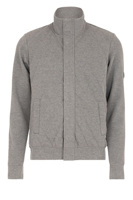 Muški duks sa visokom kragnom i štepanim prednjim delom Tiffany Production