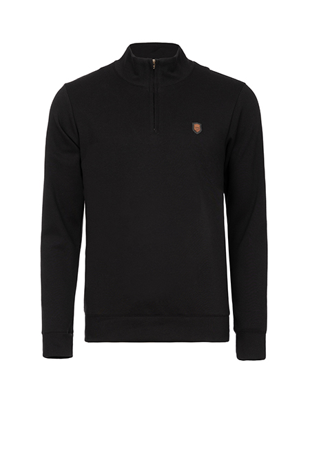 Muški duks dugih rukava sa rajsferšlusom i visokom kragnom Tiffany Production