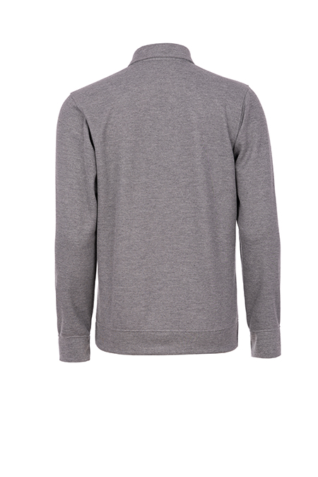 Muški jednobojni duks dugih rukava sa kragnom Tiffany Production