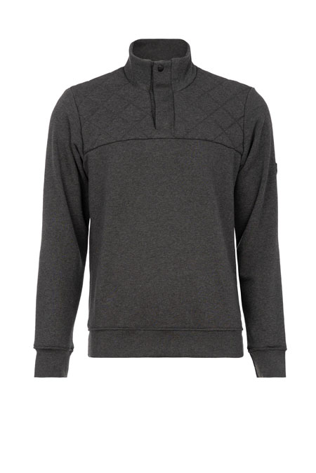 Muški duks dugih rukava sa visokom kragnom i prošivenim detaljima Tiffany Production