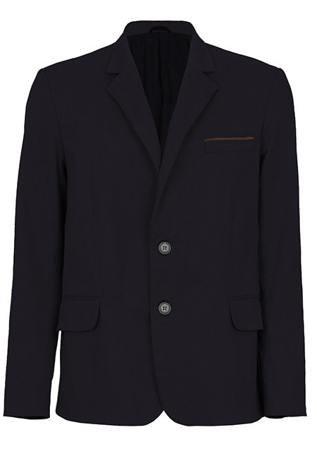 Tiffany Production Muški sako klasičnog kroja sa ojačanjima na laktovima