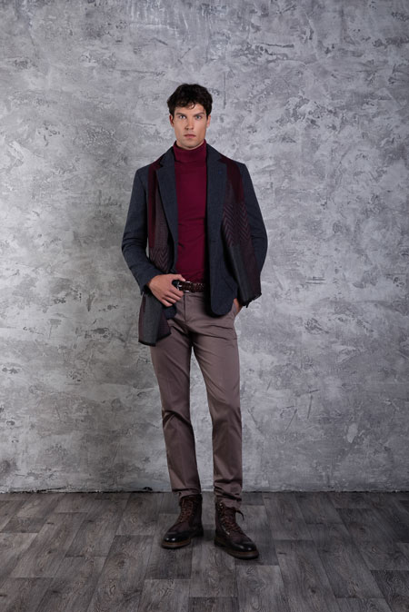 Muški sako sa reverima i prednjim dugmićima Tiffany Production