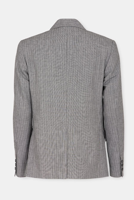 Sako na dvoredno kopčanje sa lanom Tiffany Production