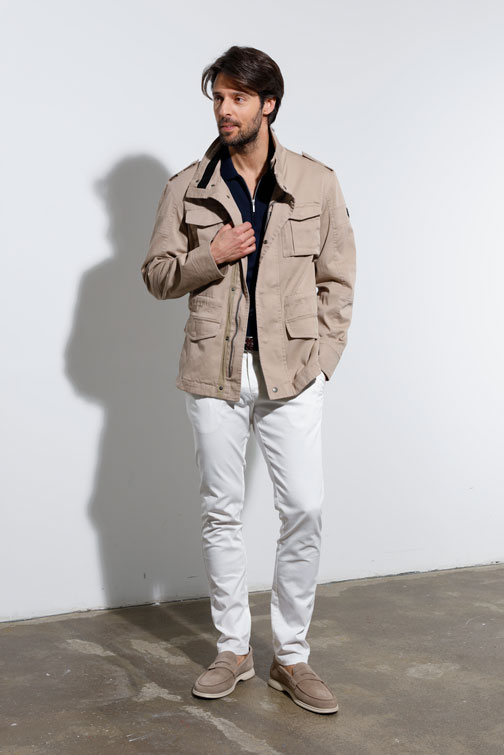 Bež jakna sa džepovima Tiffany Production