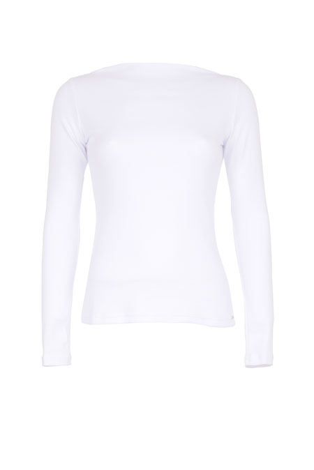 Tiffany Production Majica dugih rukava sa čamac izrezom