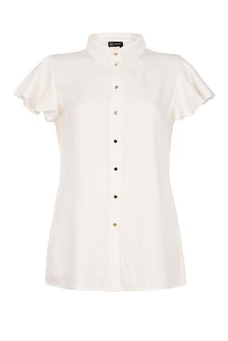 Ženska košulja sa kragnom i kratkim rukavima u vidu karnera Tiffany Production