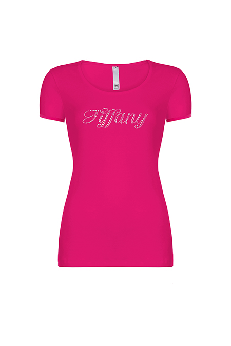 Ženska bazna majica kratkih rukava sa okruglim izrezom  Tiffany Production