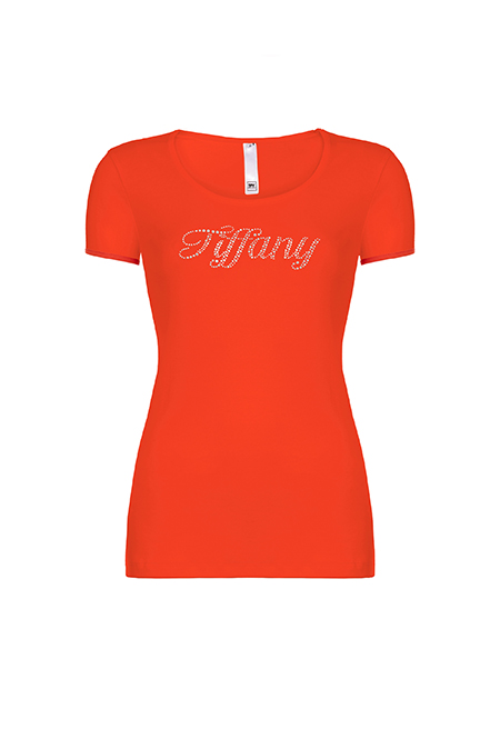 Ženska bazna majica od pamuka kratkih rukava Tiffany Production