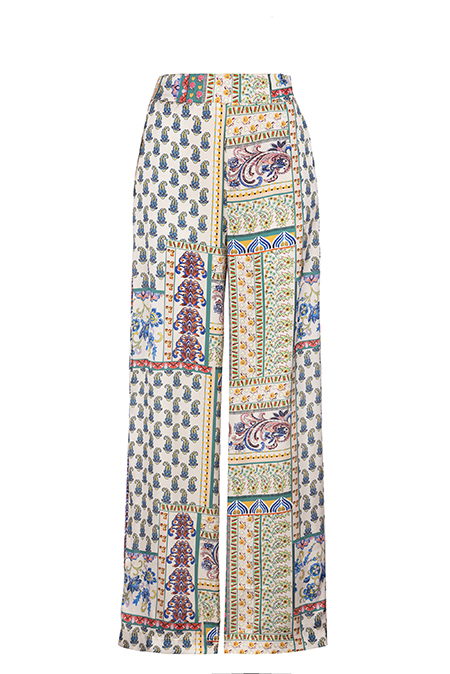 Ženske pantalone širokih nogavica u dezenu Tiffany Production