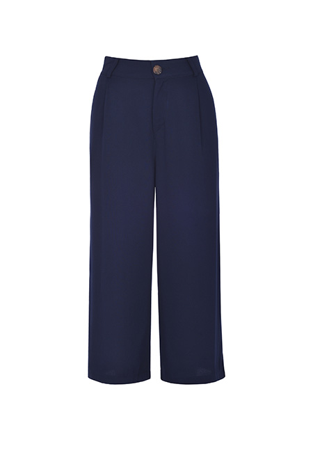 Ženske pantalone ravnog kroja sa gajkama na pojasu Tiffany Production