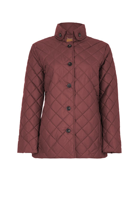 Tiffany Production Ženska kratka prošivena jakna sa kragnom