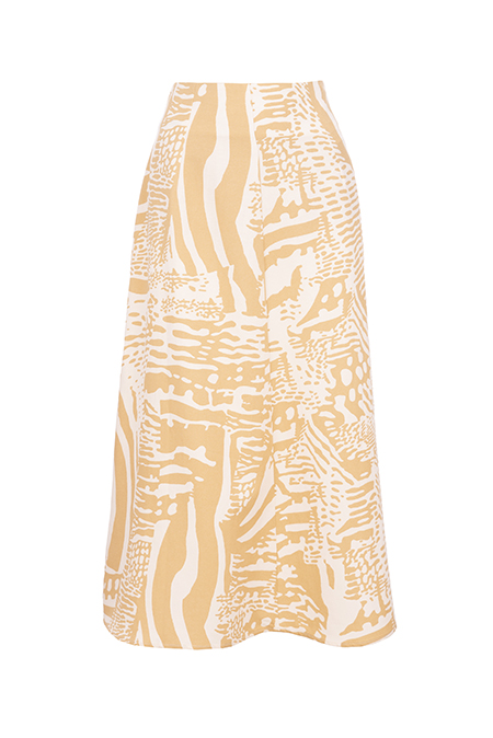 Suknja u dezenu od viskoze Tiffany Production