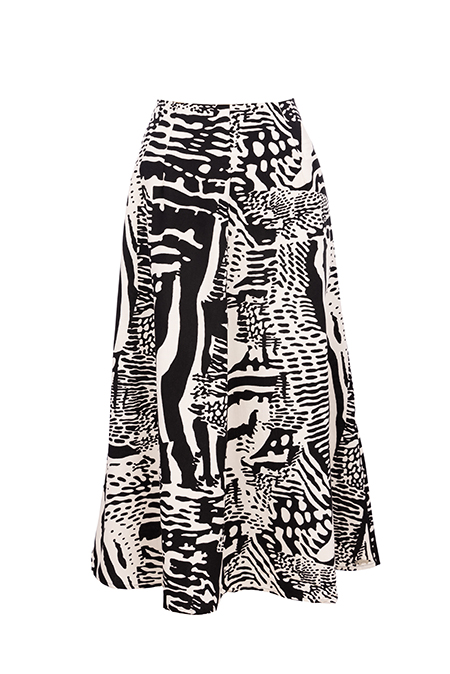 Suknja u dezenu od viskoze Tiffany Production