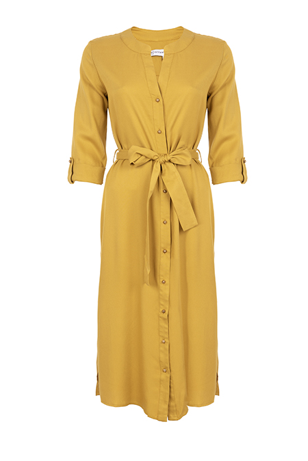 Haljina sa pojasem komplementarnog dezena Tiffany Production